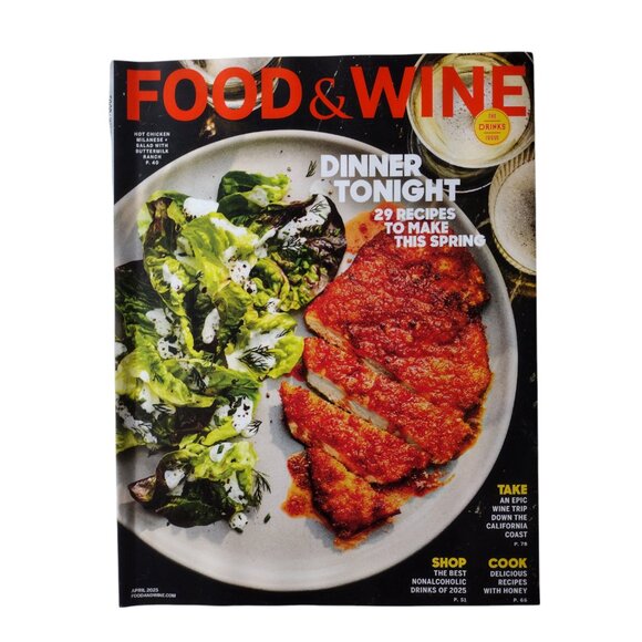 Food & Wine 6 Issue + 1 Bonus Magazine Bundle 2025 Recipes Tips Cooking Desert - Picture 3 of 10